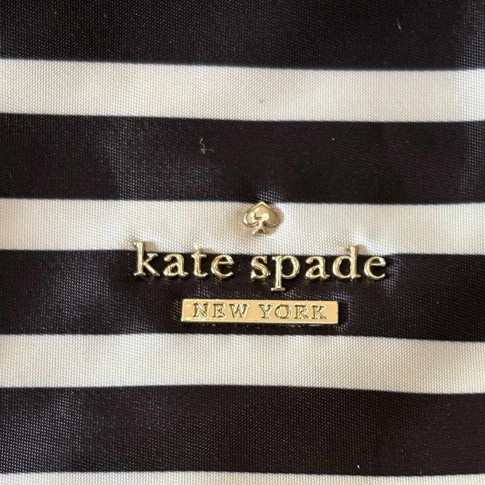 KATE SPADE Watson Lane Lyla striped nylon large weekender tote bag - Picture 4 of 15